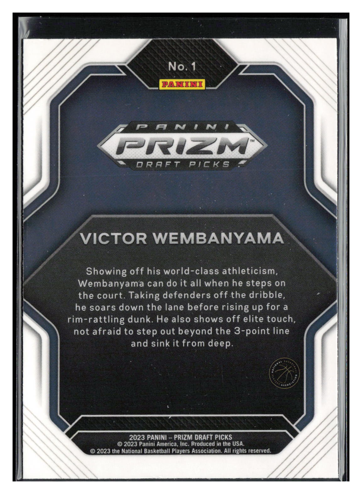 2023 Panini Prizm Draft Picks #1 Victor Wembanyama Fireworks