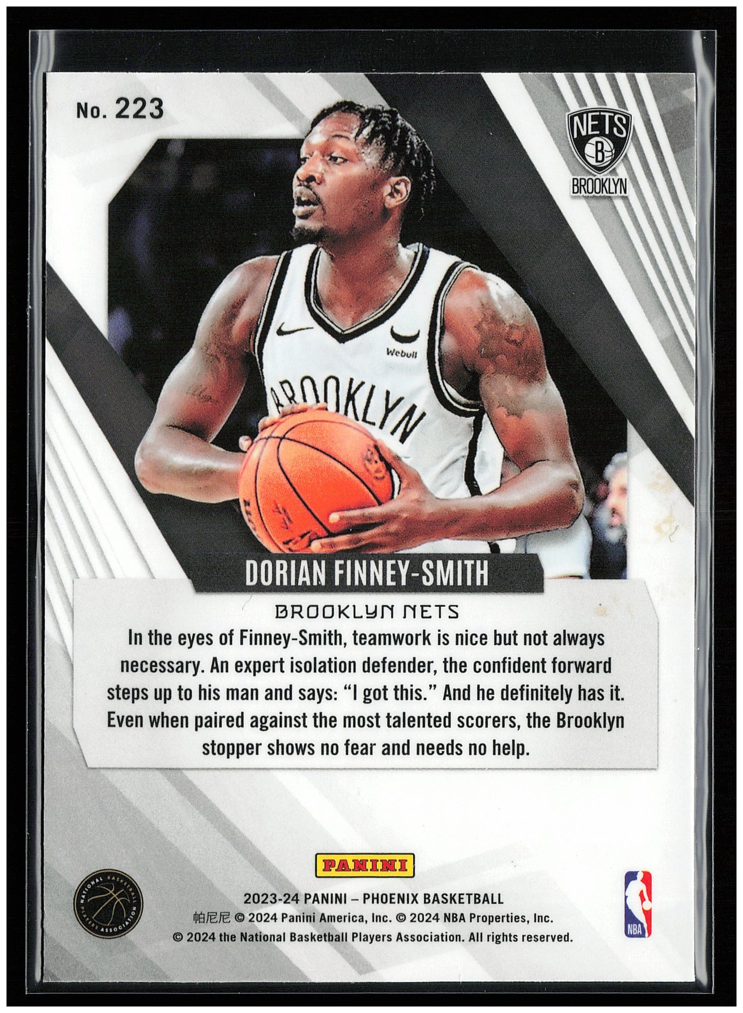 2023-24 Panini Phoenix #223 Dorian Finney-Smith Phoenix Red Ice