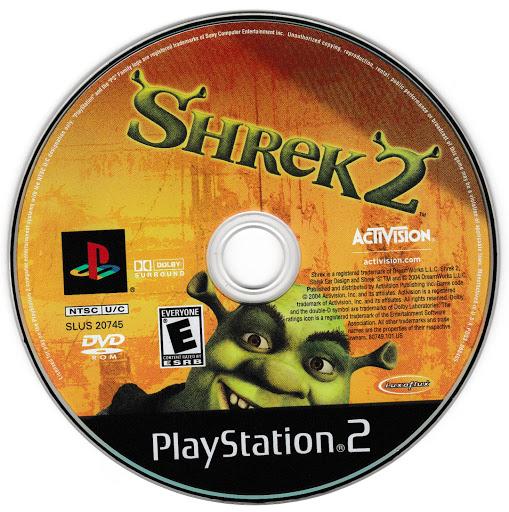 Shrek 2 | PlayStation 2 | North America | physical media scan: Game Disc | PriceCharting