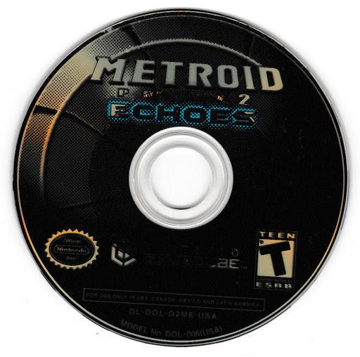 Metroid Prime 2: Echoes | GameCube | North America | physical media scan: Game Disc | PriceCharting