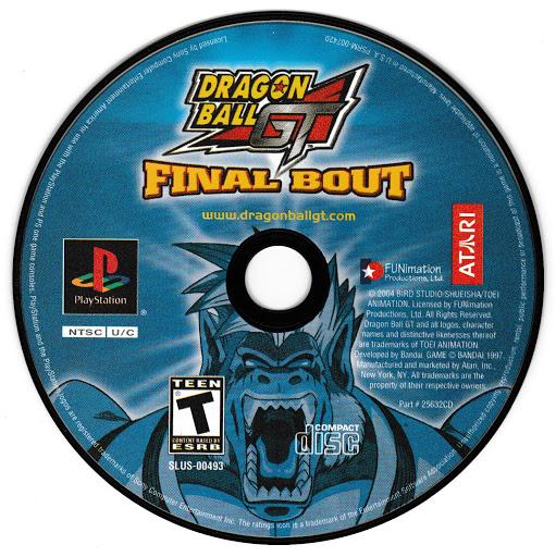 Dragon Ball GT: Final Bout | PlayStation | North America | physical media scan: Game Disc | PriceCharting