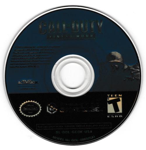 Call of Duty: Finest Hour | GameCube | North America | physical media scan: Game Disc | PriceCharting