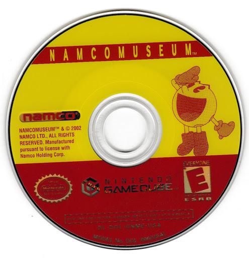 Namco Museum | GameCube | North America | physical media scan: Game Disc | PriceCharting