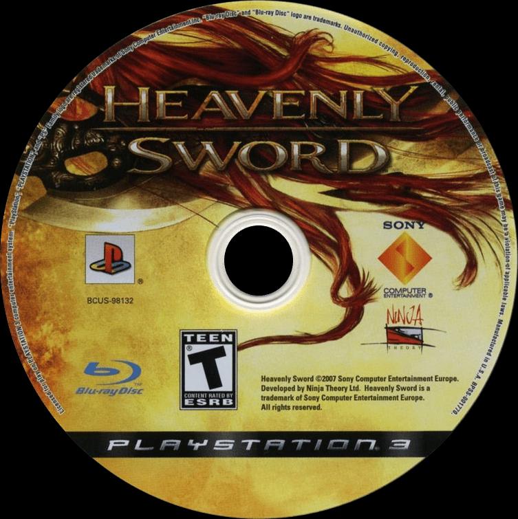 Heavenly Sword | PlayStation 3 | North America | physical media scan: Game Disc | PriceCharting