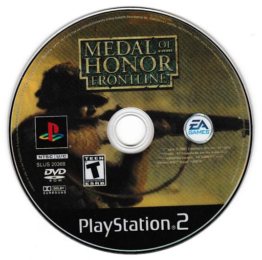 Medal of Honor: Frontline | PlayStation 2 | North America | physical media scan: Game Disc | PriceCharting