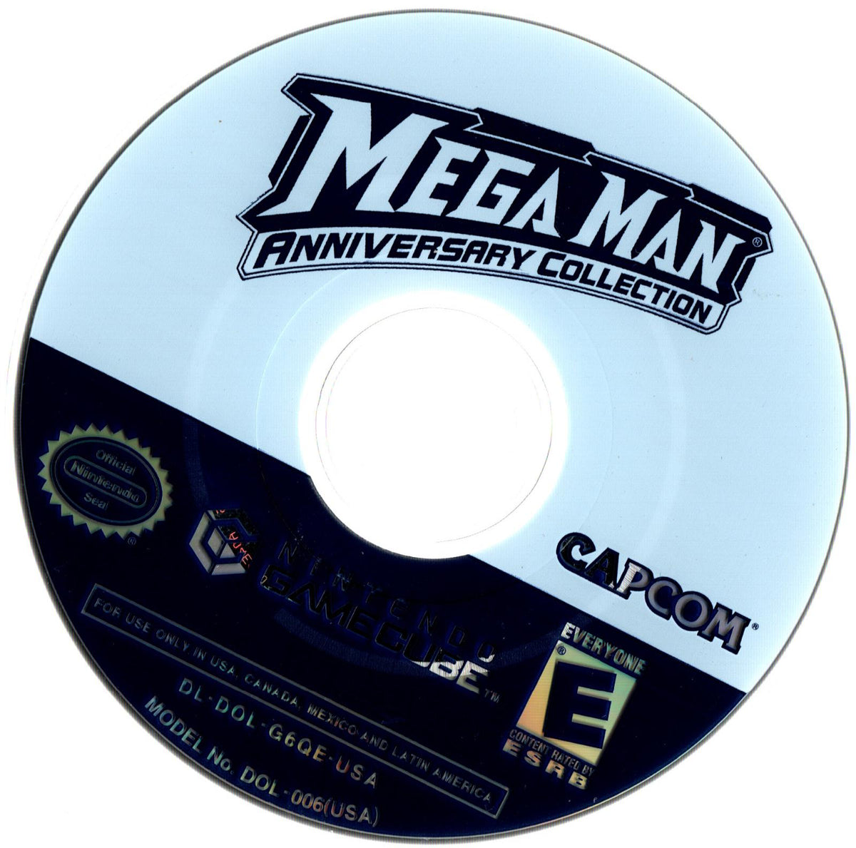 Mega Man: Anniversary Collection | GameCube | North America | physical media scan: Game Disc | PriceCharting