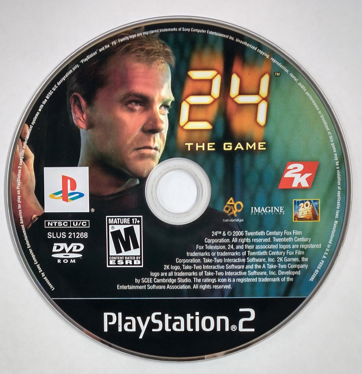 24: The Game | PlayStation 2 | North America | physical media scan: Game Disc | PriceCharting