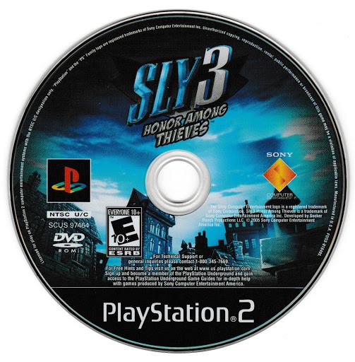 Sly 3: Honor Among Thieves | PlayStation 2 | North America | physical media scan: Game Disc | PriceCharting