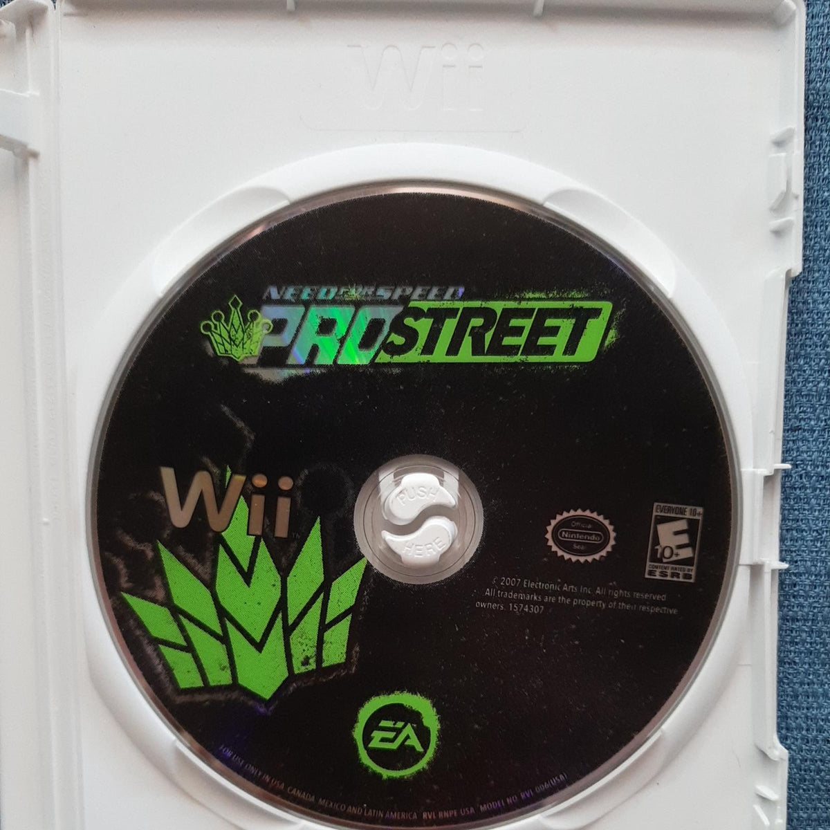 Need for Speed: ProStreet | Wii | North America | physical media scan: Disc | PriceCharting