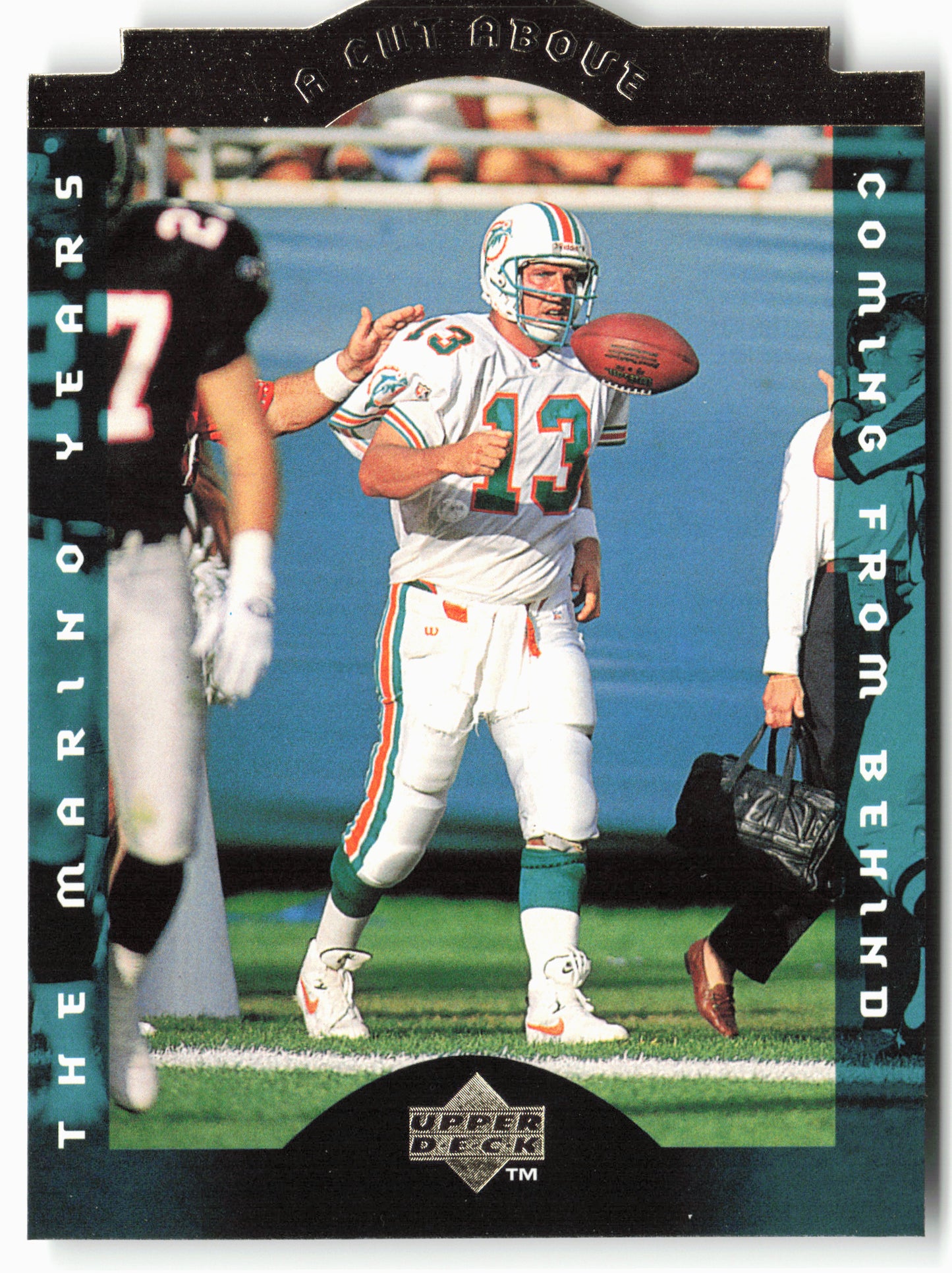 1996 Collector's Choice #CA10 Dan Marino Dan Marino: A Cut Above