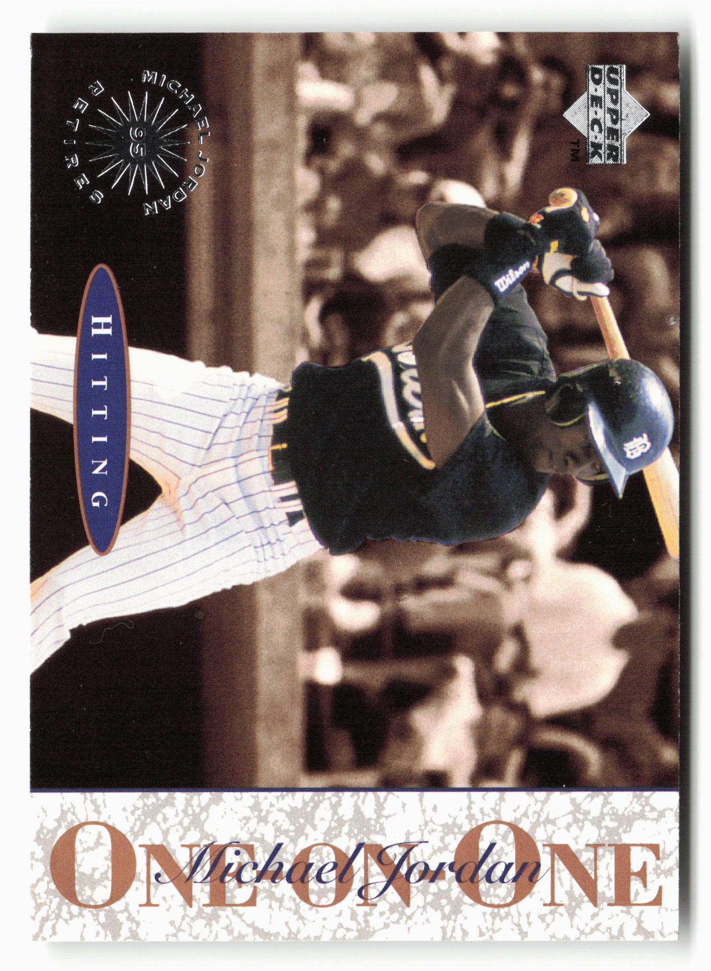 1995 Upper Deck Minor League #3 Michael Jordan Michael Jordan One On One