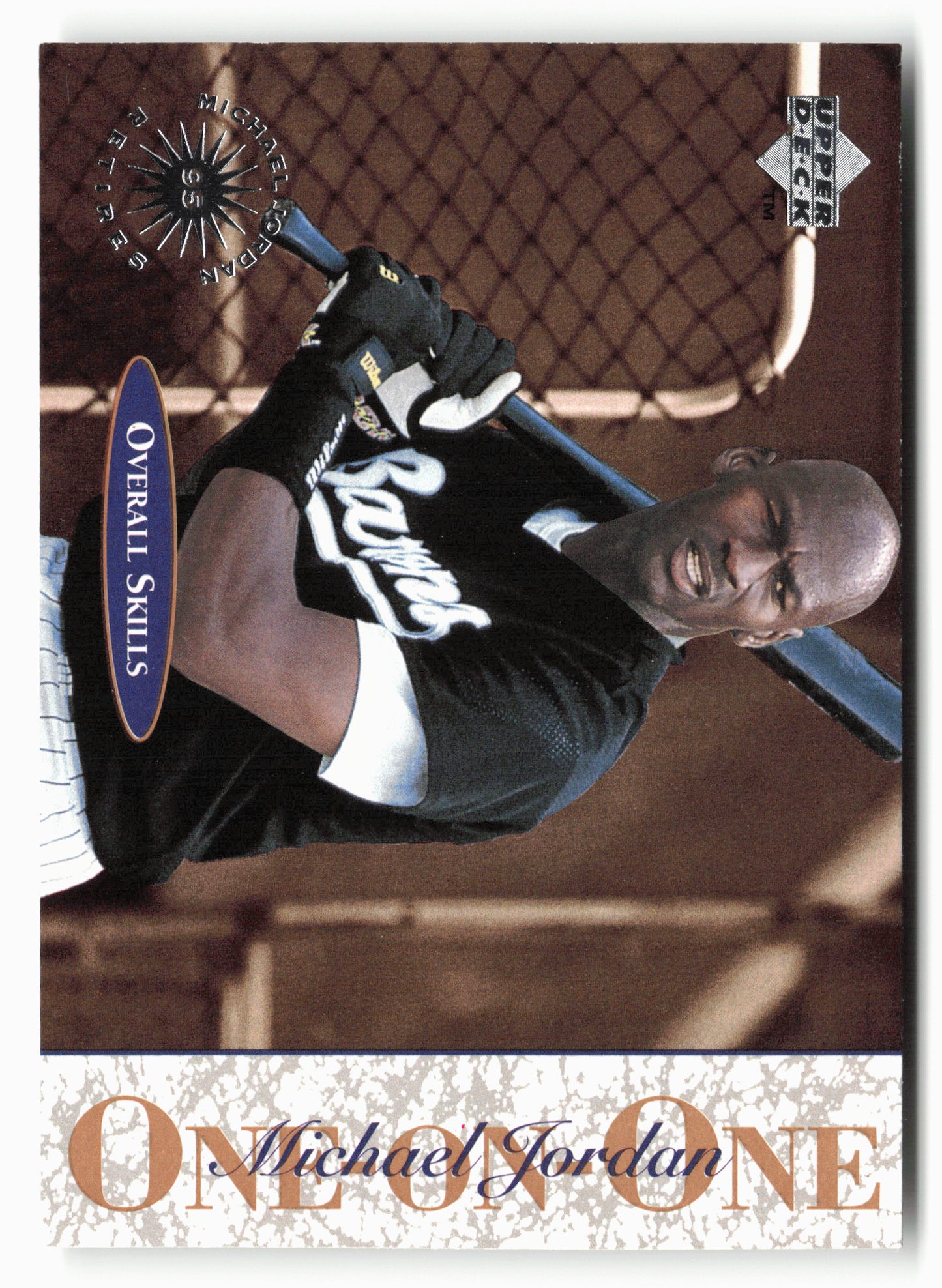 1995 Upper Deck Minor League #5 Michael Jordan Michael Jordan One On One