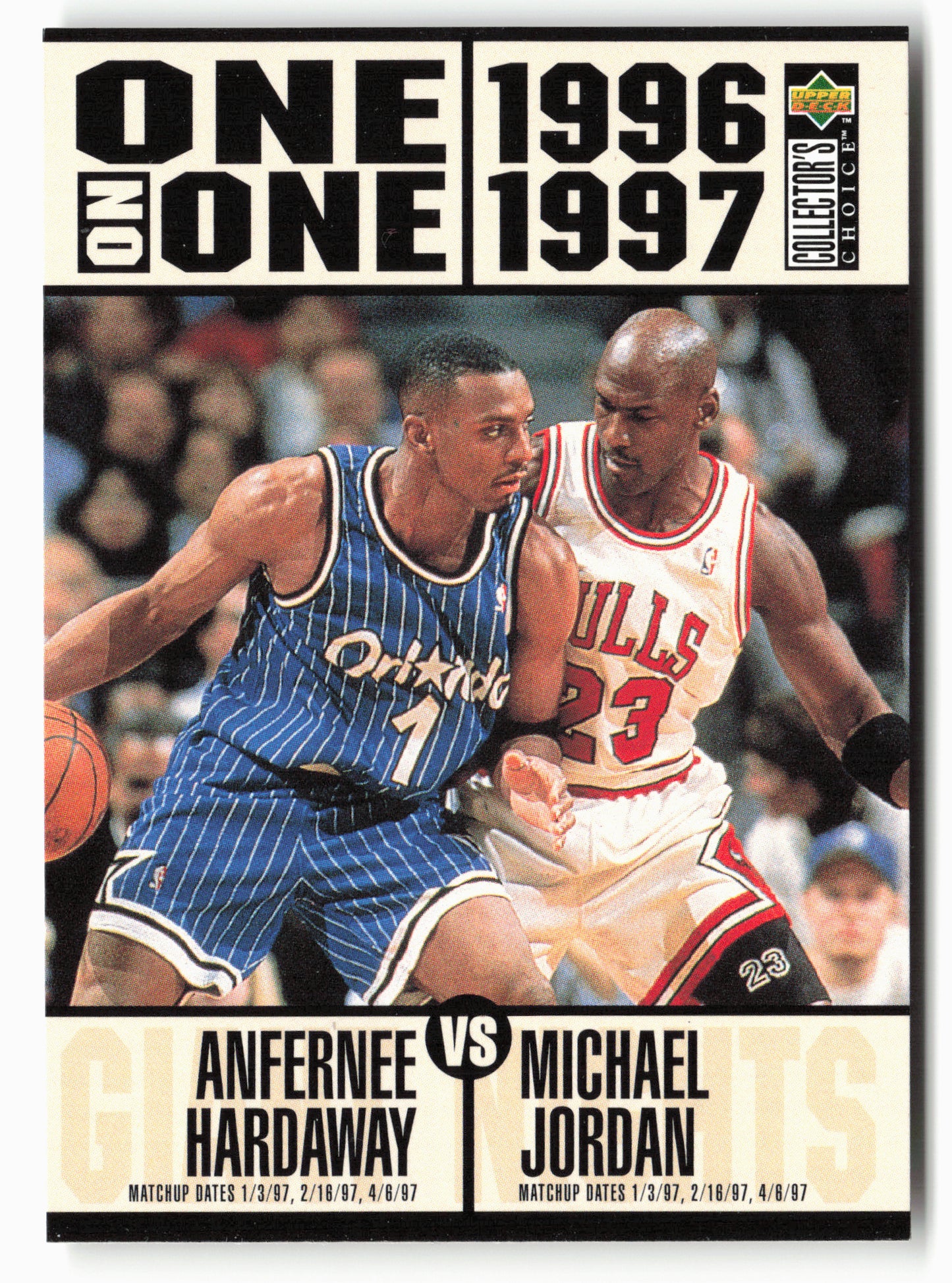 1996-97 Collector's Choice #356 Anfernee Hardaway / Michael Jordan NM