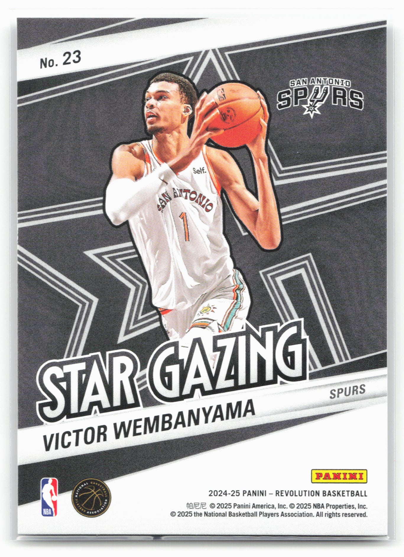 2024-25 Panini Revolution #23 Victor Wembanyama Star Gazing 18006