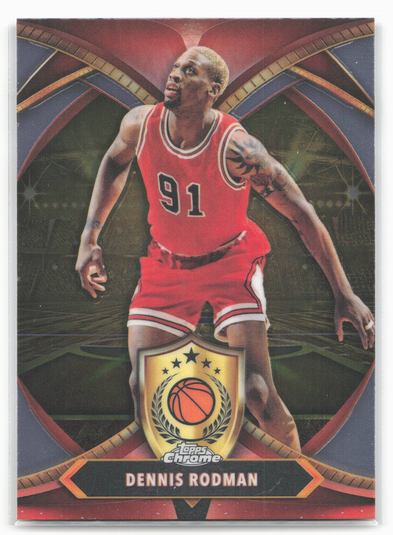 2024-25 Topps Chrome #BOD-18 Dennis Rodman Ball of Duty 