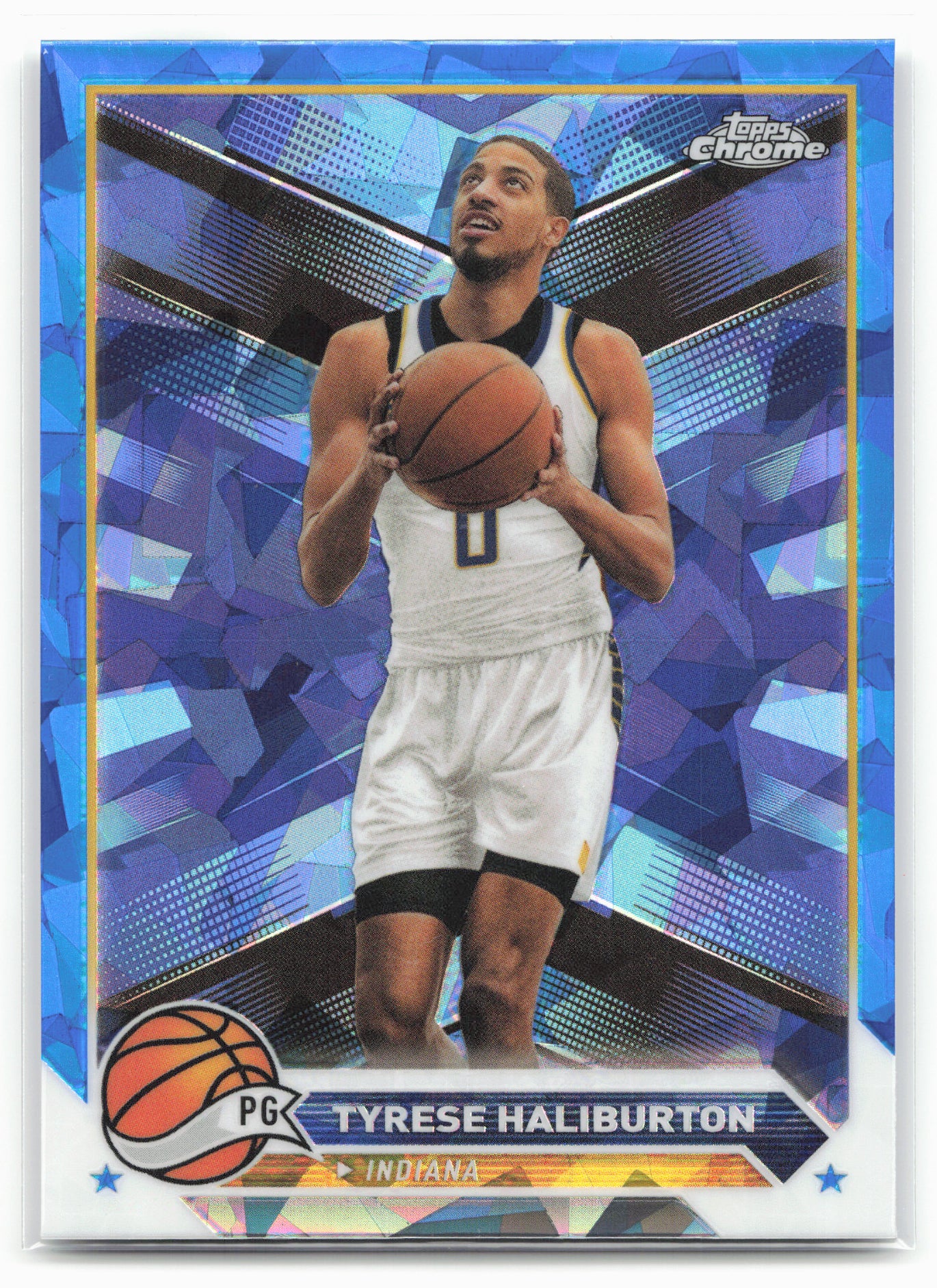 2023-24 Topps Chrome Sapphire Edition #4 Tyrese Haliburton 