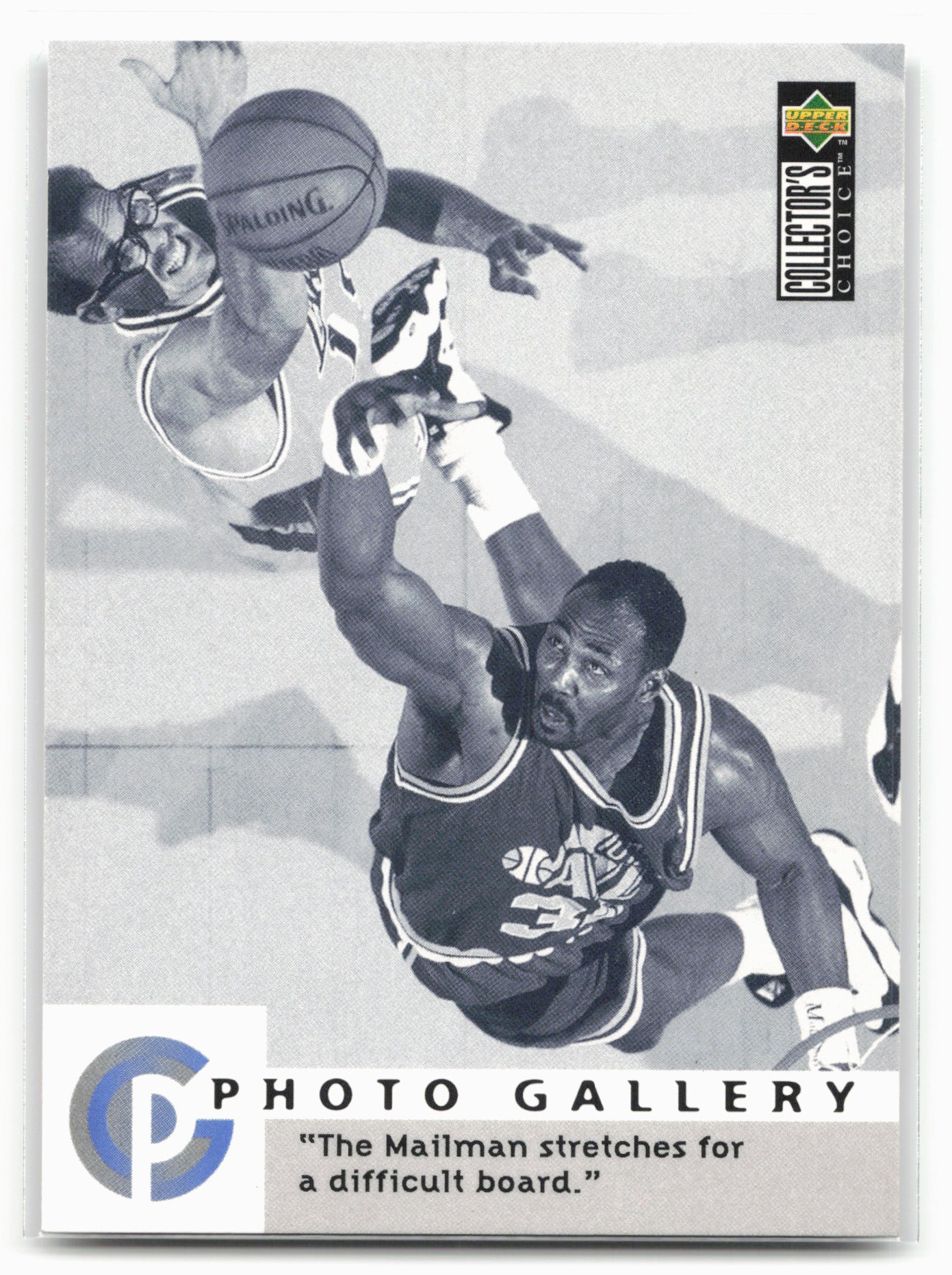 1995-96 Collector's Choice English II #192a Karl Malone