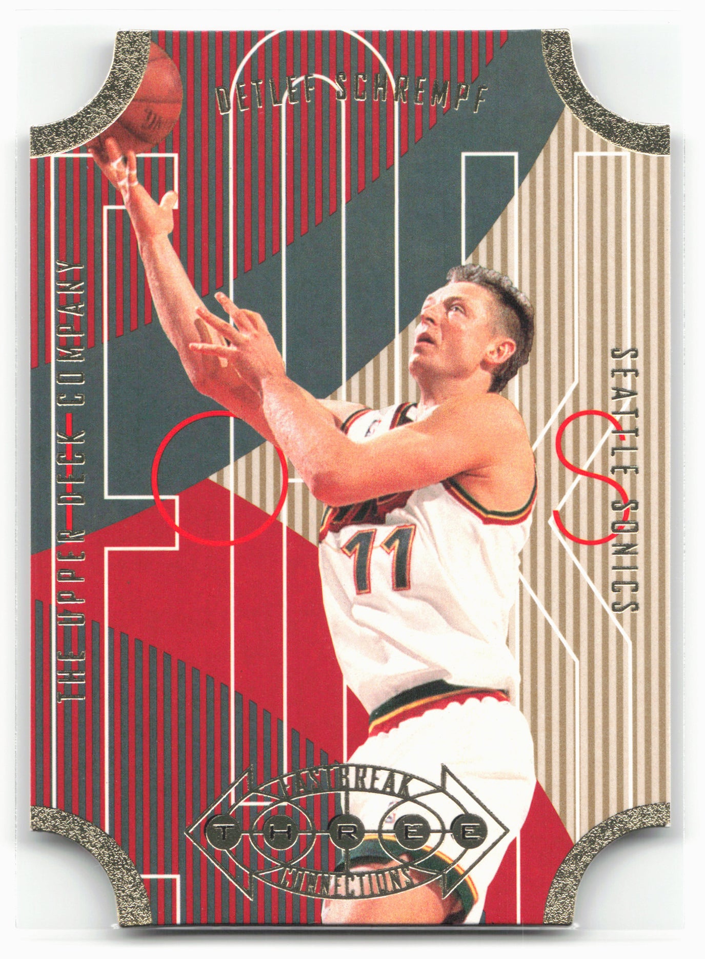 1996-97 Upper Deck #FB21 Detlef Schrempf Fast Break Connections