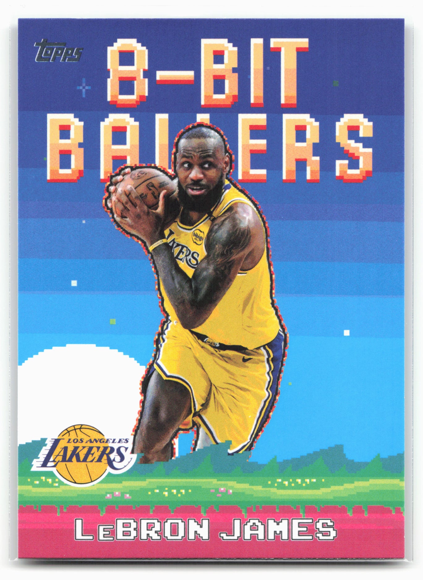 2025-26 Topps #8B-19 LeBron James 8-Bit Ballers – ZypherTrading