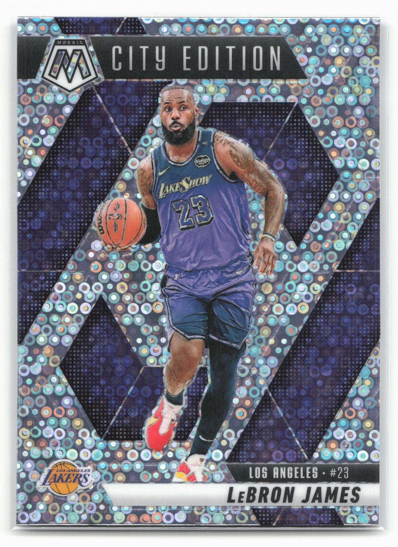 panini mosaic lebron james