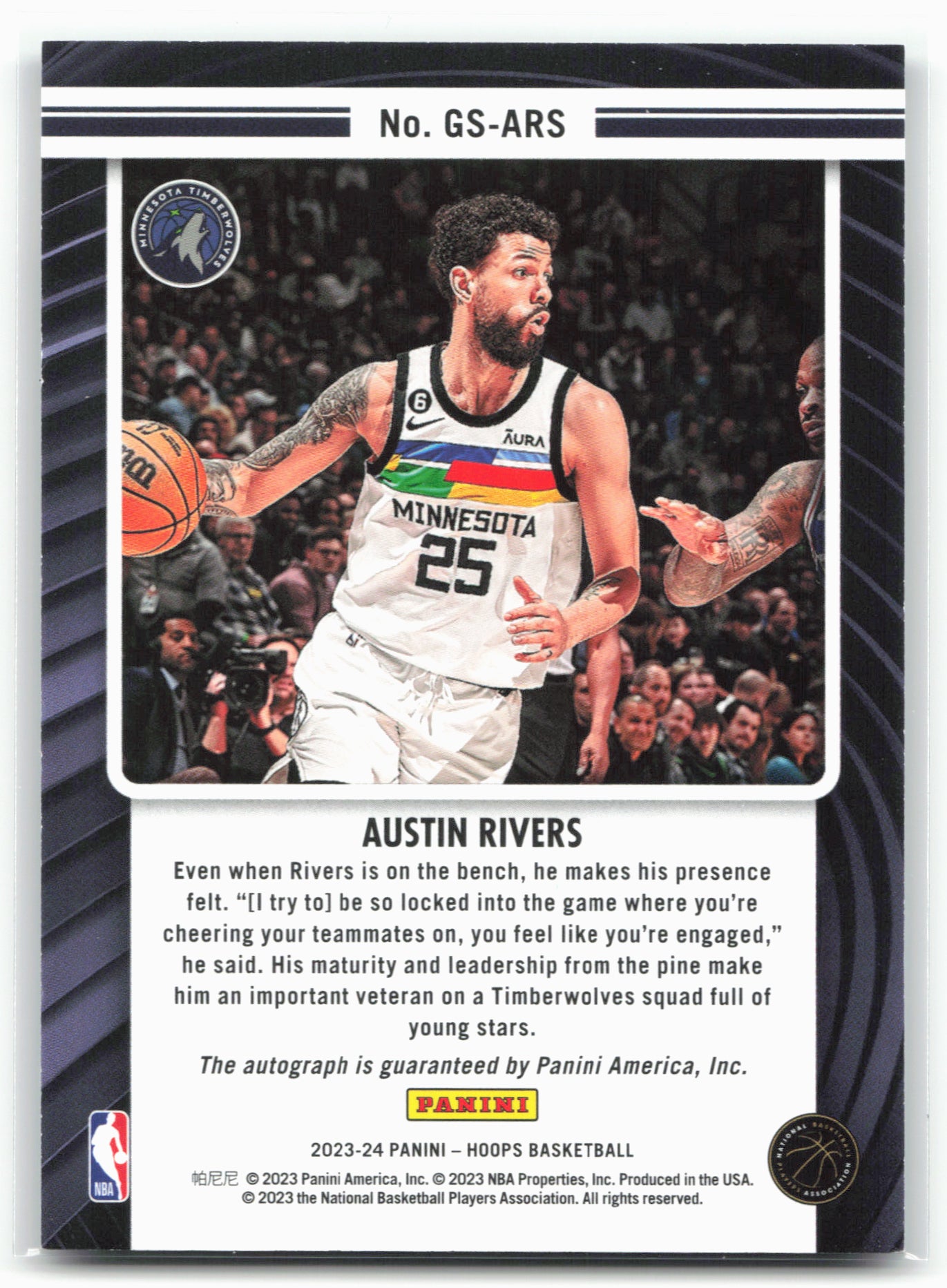 2023-24 Hoops #GS-ARS Austin Rivers Great SIGnificance