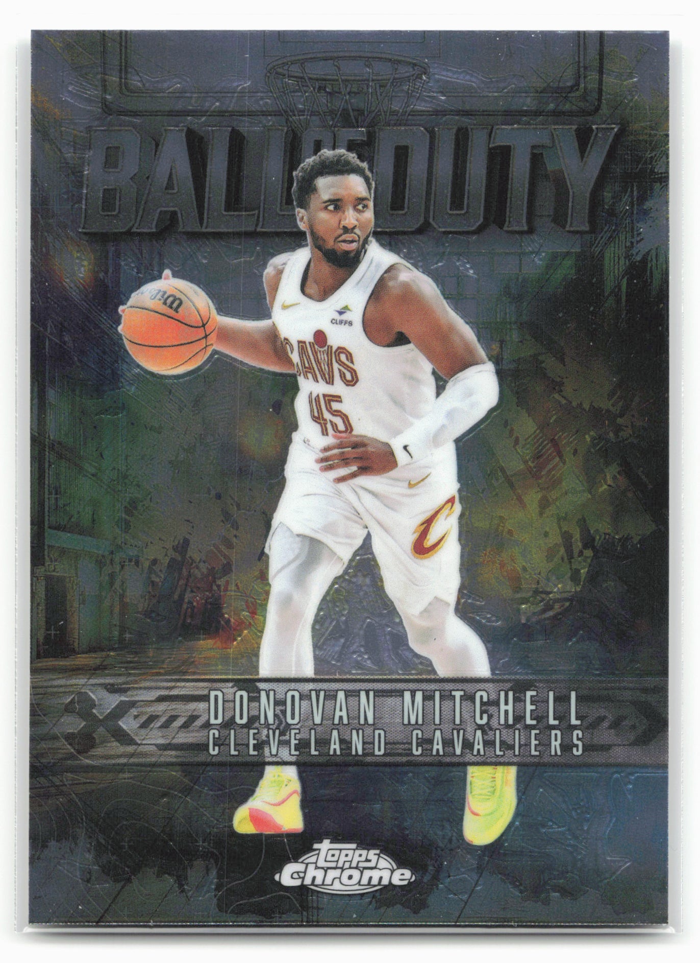 SALE☆激レア☆証明書付colorway☆バスケットボールDB262 Gold 2025-26 Topps Chrome #BD-7 Donovan Mitchell Ball of Duty