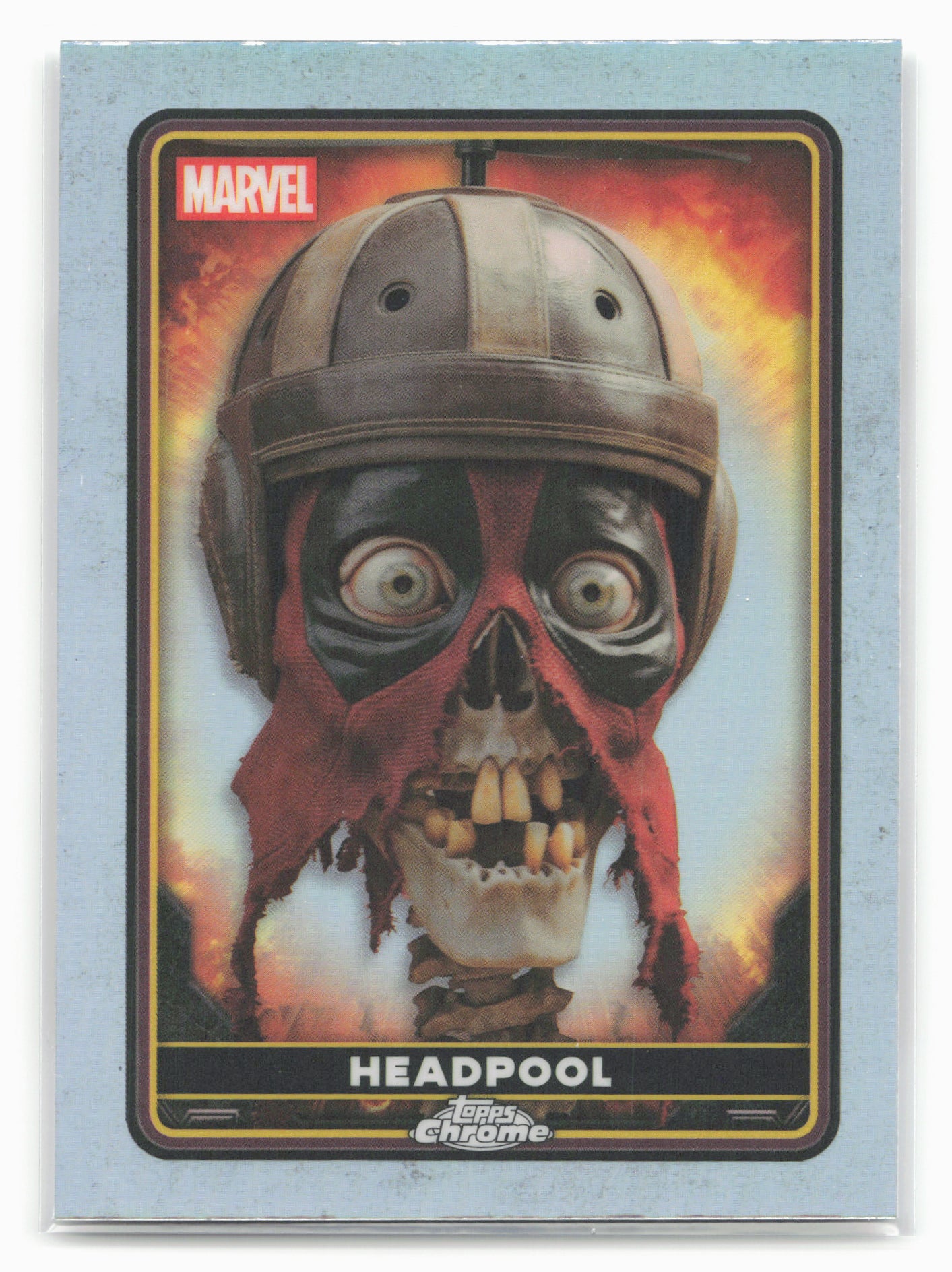 2025 Topps Chrome Marvel Deadpool #24 Headpool Refractor 