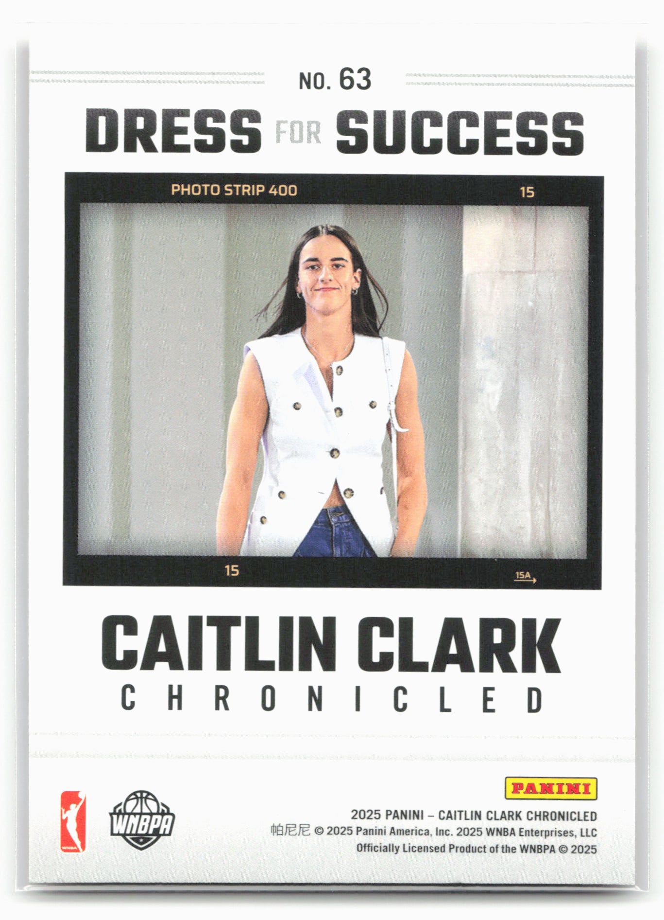2025 Panini Caitlin Clark Chronicled #63 Caitlin Clark Red Cracked Ice 27537