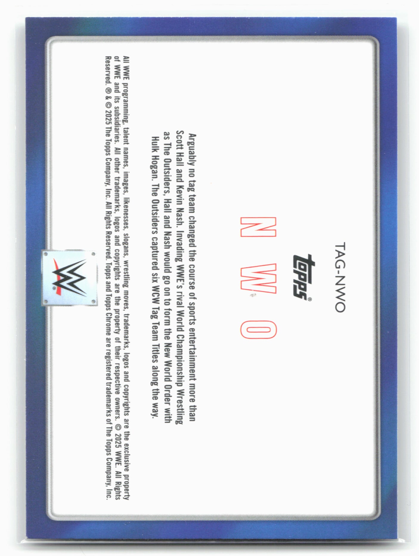 2025 Topps Chrome WWE #TAG-NWO Scott Hall / Kevin Nash Tag Team 28852