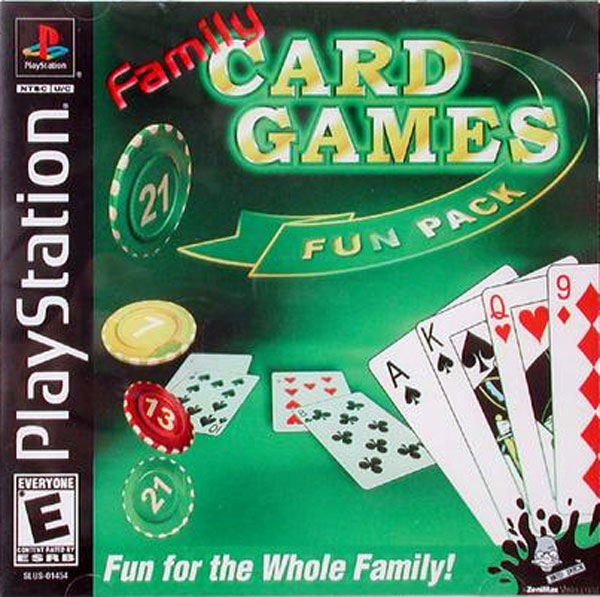 Family Card Games Fun Pack | PlayStation 1 | PS1
