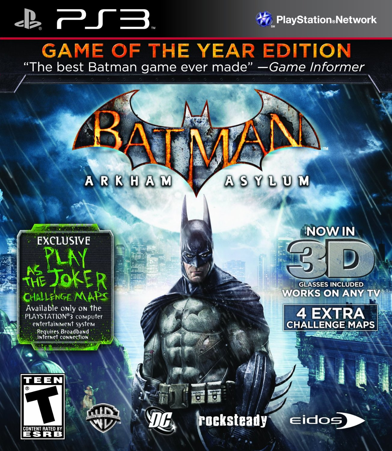 Batman: Arkham Asylum - Game of the Year Edition | Sony PlayStation 3 | PS3