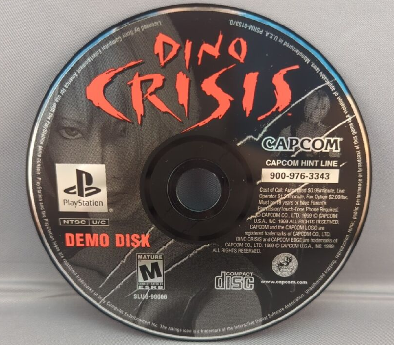 Dino Crisis Demo Disk | Sony PlayStation 1 | PS1