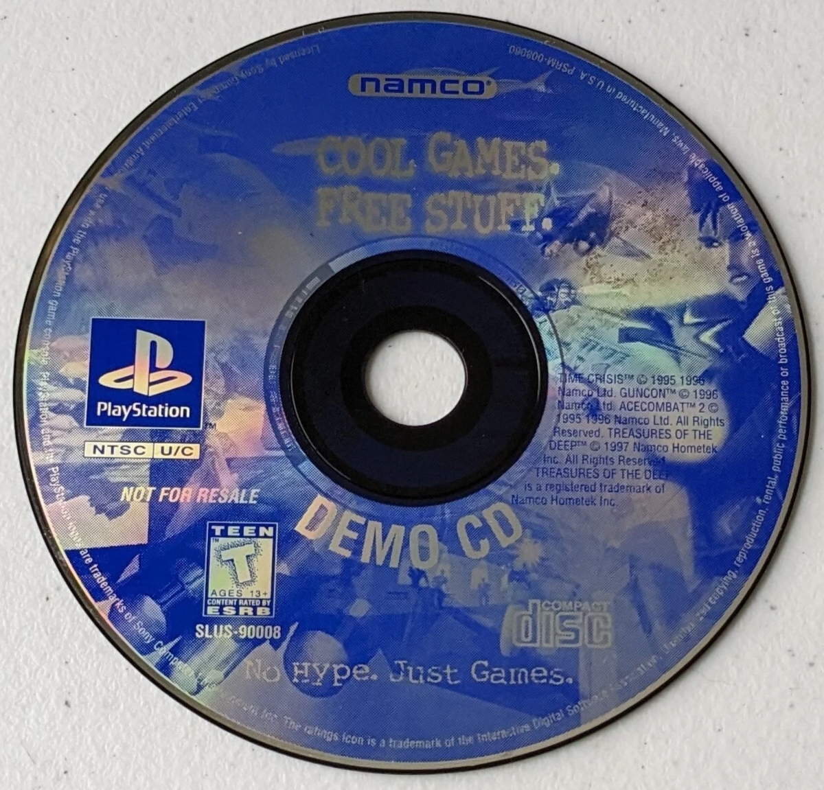 Namco - Cool Games. Free Stuff. Demo CD | Sony PlayStation 1 | PS1