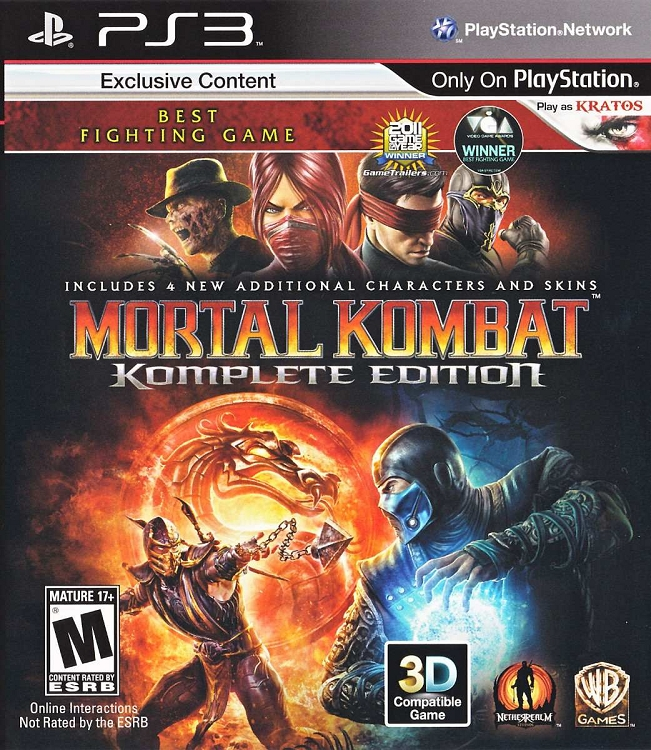 Mortal Kombat: Komplete Edition | Sony PlayStation 3 | PS3