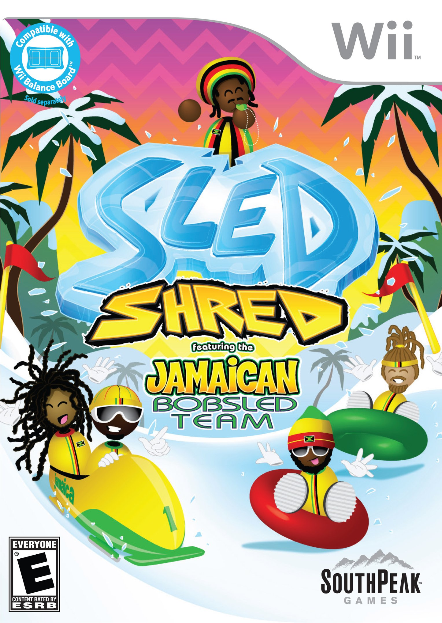 Sled Shred featuring the Jamaican Bobsled Team | Nintendo Wii