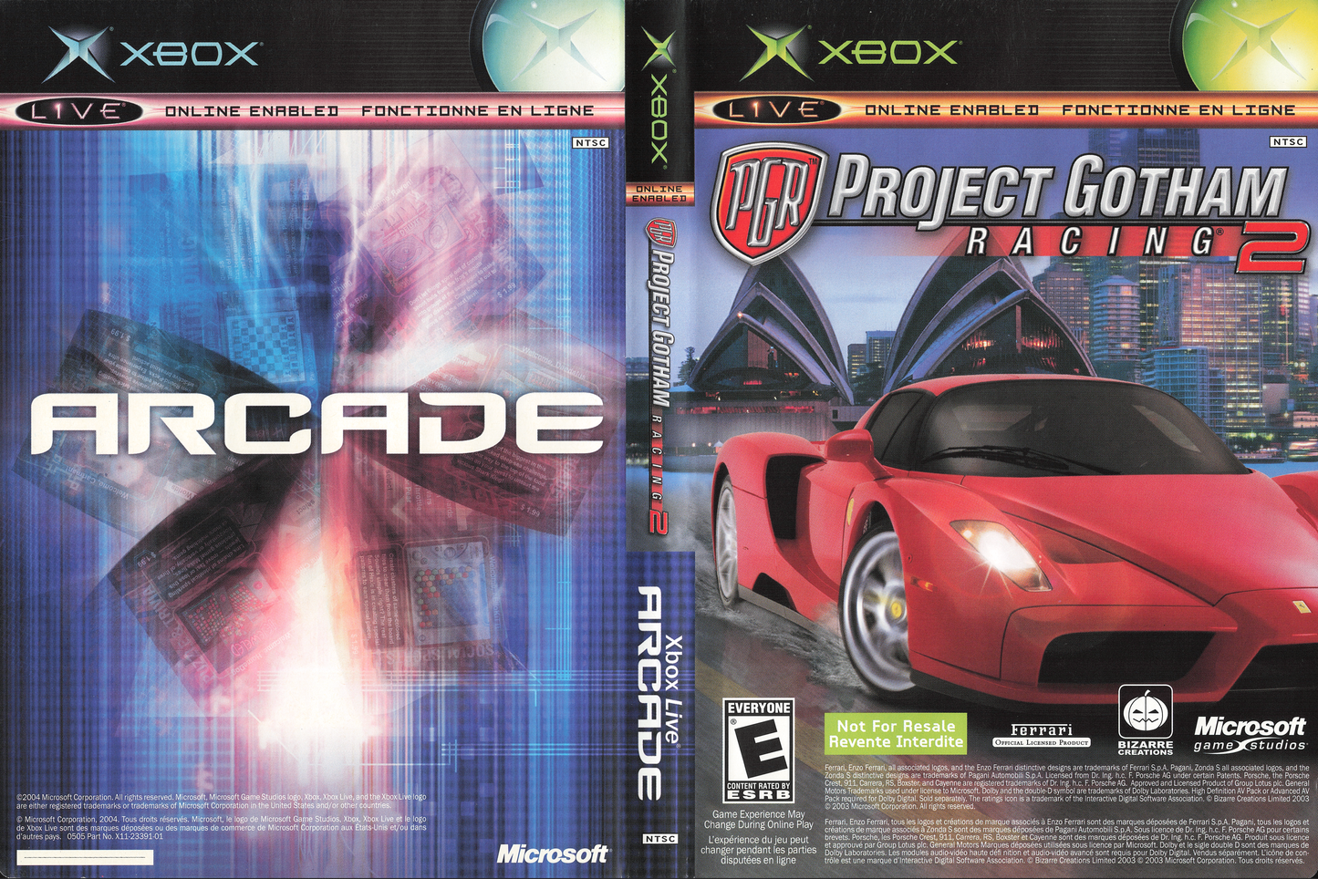 Project Gotham Racing 2 / Xbox Live Arcade Combo | Xbox