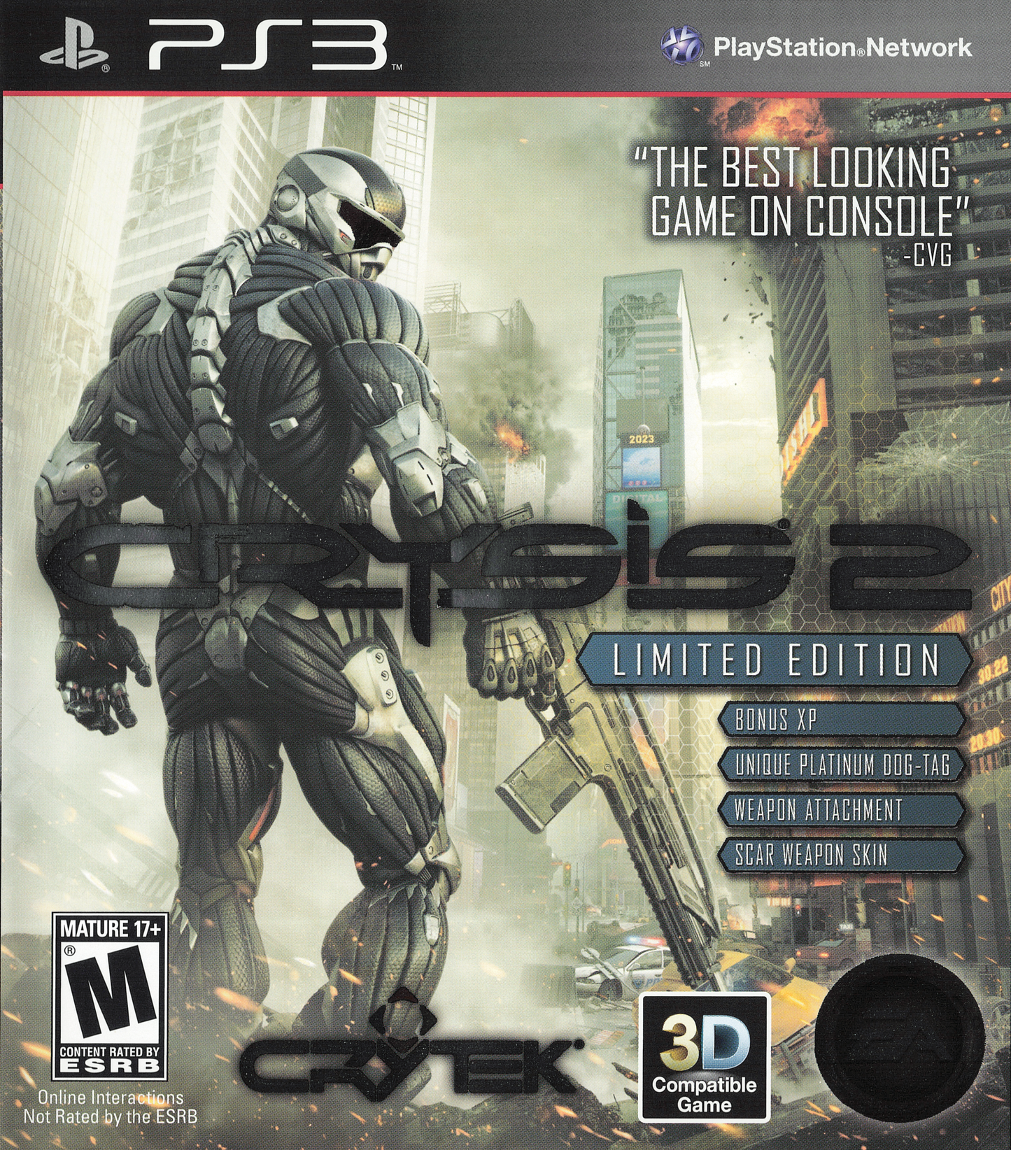 Crysis 2 (Limited Edition) | Sony PlayStation 3 | PS3
