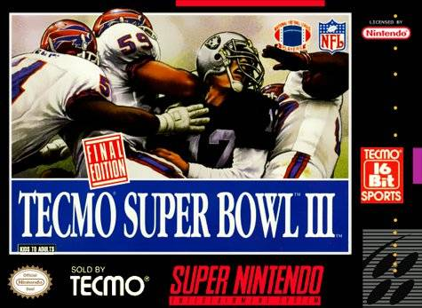 Tecmo Super Bowl III: Final Edition | SNES | Super Nintendo Entertainment System