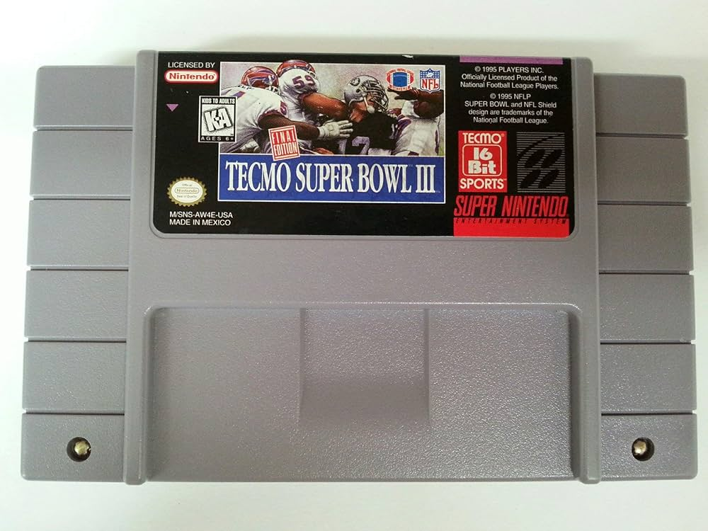 Tecmo Super Bowl III: Final Edition | SNES | Super Nintendo Entertainment System