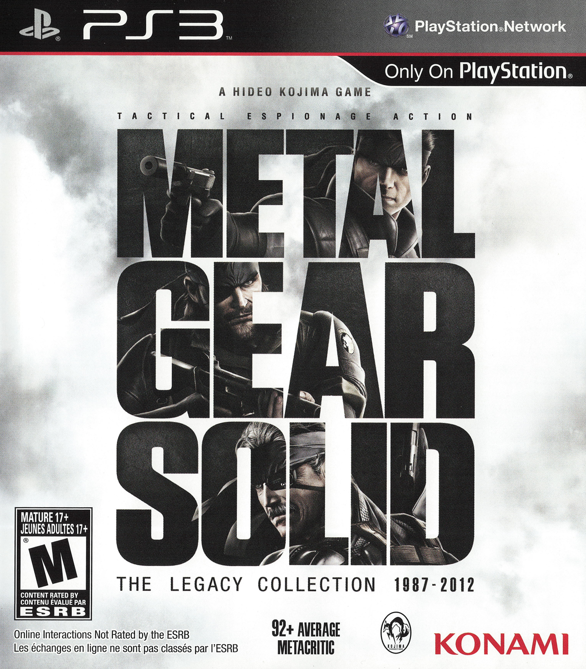 1987 metal gear Metal Gear Solid: The Legacy Collection (1987-2012)