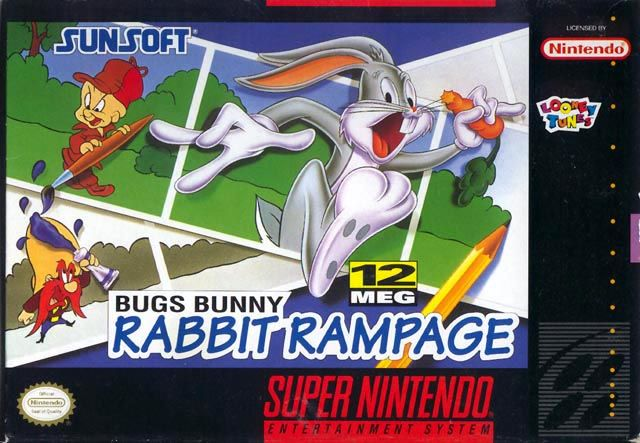 Bugs Bunny Rabbit Rampage | SNES | Super Nintendo Entertainment System
