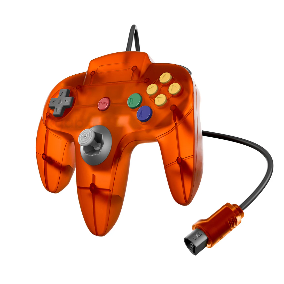 Inferno Orange Nintendo 64 Controller - XYAB Proto64