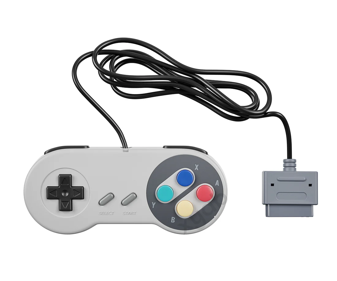 Super Nintendo Wired Controller - XYAB SNES