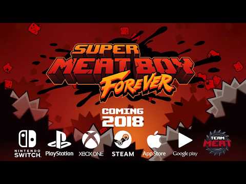 Super Meat Boy Forever | Nintendo Switch | gameplay video 1 | Data by MobyGames.com