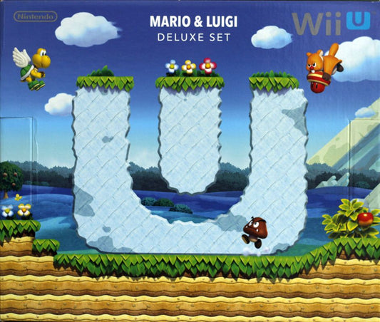 New Super Mario Bros. U + New Super Luigi U | Wii U | back cover | Data by MobyGames.com