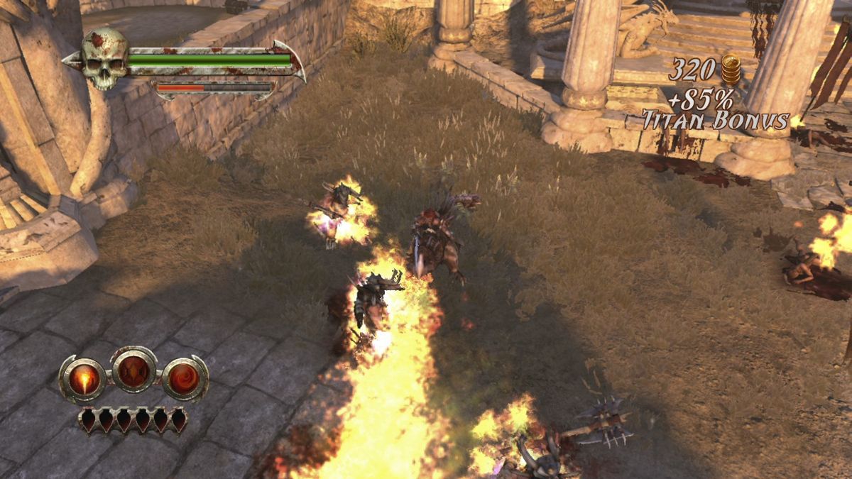 Golden Axe: Beast Rider | Xbox 360 | gameplay screenshot | Region: North America | source-country= | Data by MobyGames.com