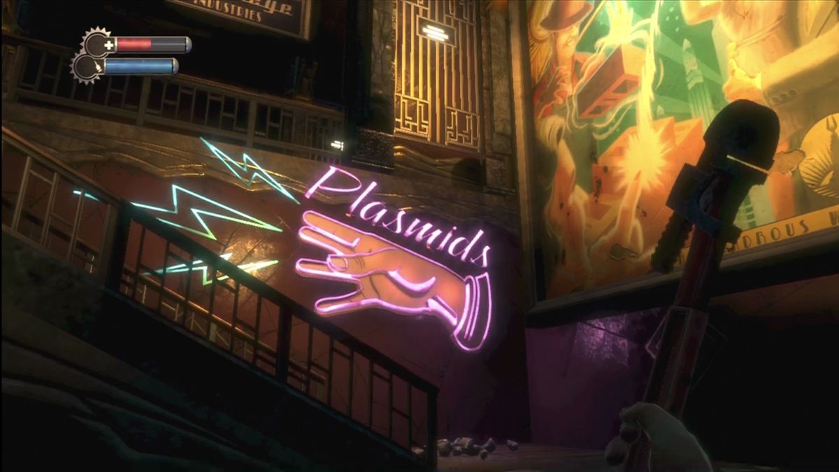 BioShock | Xbox 360 | gameplay screenshot | region=North America | source-country= | zypher-v2 | moby-33f9fb12b2ee | Data by MobyGames.com