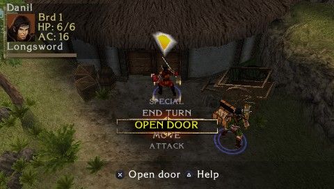 Dungeons & Dragons Tactics | PSP | gameplay screenshot | Data by MobyGames.com
