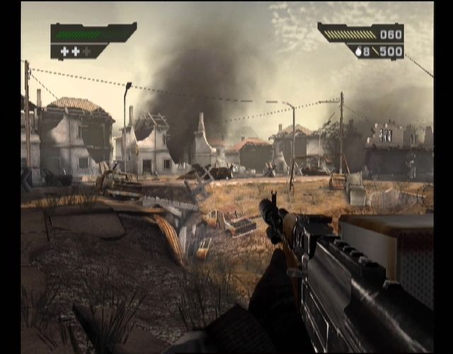 Black | Xbox | gameplay screenshot | region=North America | source-country= | zypher-v2 | moby-cd1dd0f6b05c | Data by MobyGames.com