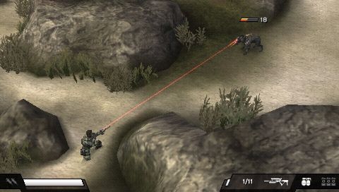 Killzone: Liberation | PSP | gameplay screenshot | region=North America | source-country= | zypher-v2 | moby-26a4e190075b | Data by MobyGames.com